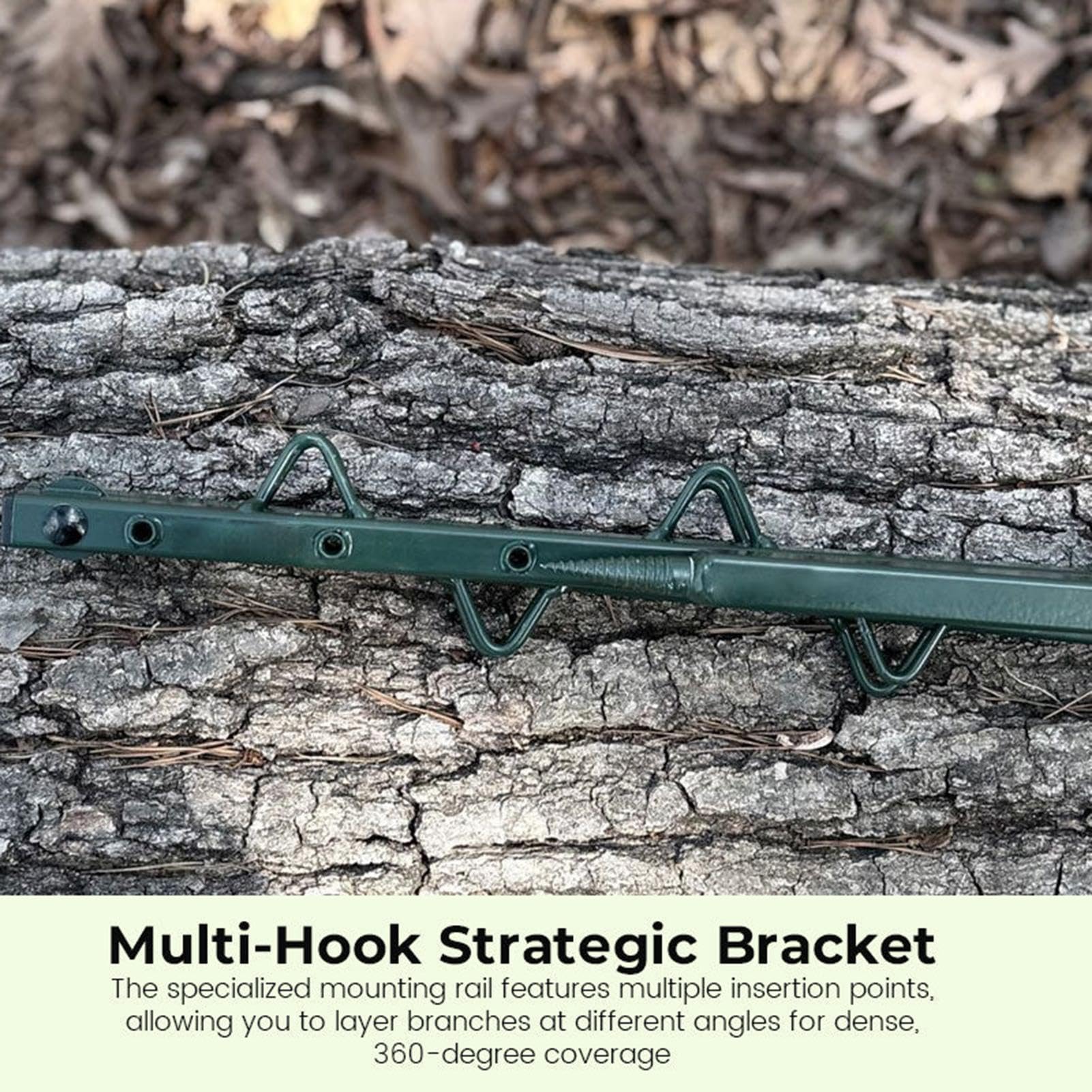 Hunting Concealment Branch-Screening Stand | 00 cm/39.37 InMetal Portable Adjustable Waterproof Support,Artificial Tree Stand - For Hunting Animal Wild Boar Deer Bow Pine Umbrella Outdoor Tower