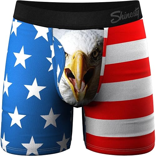 Shinesty Ball Hammock Boxer Brief - Pouch Underwear For Men with Fly