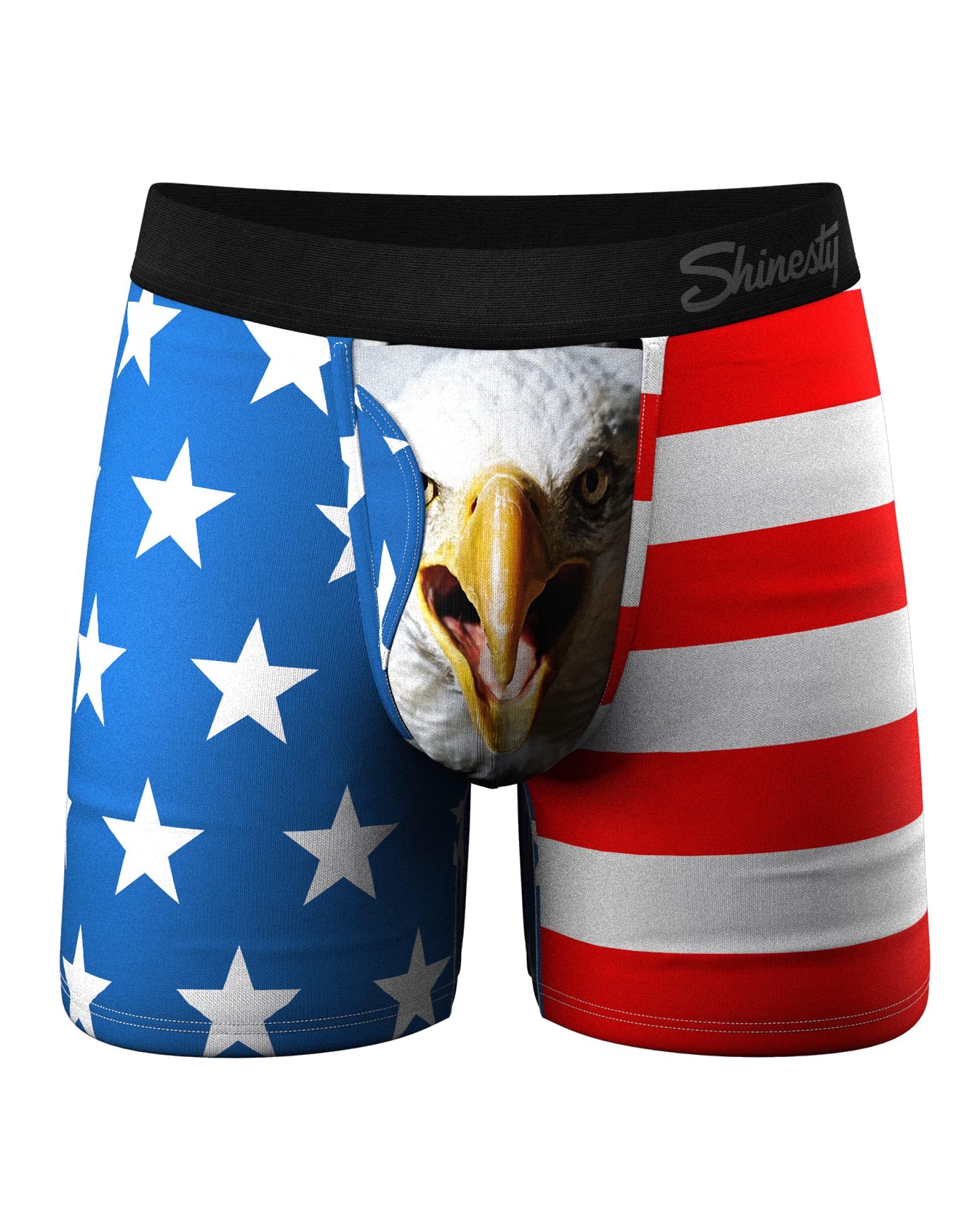 Ball Hammock Pouch Underwear For Men | Mens Underwear Boxer Briefs with Fly | US Large American Eagle