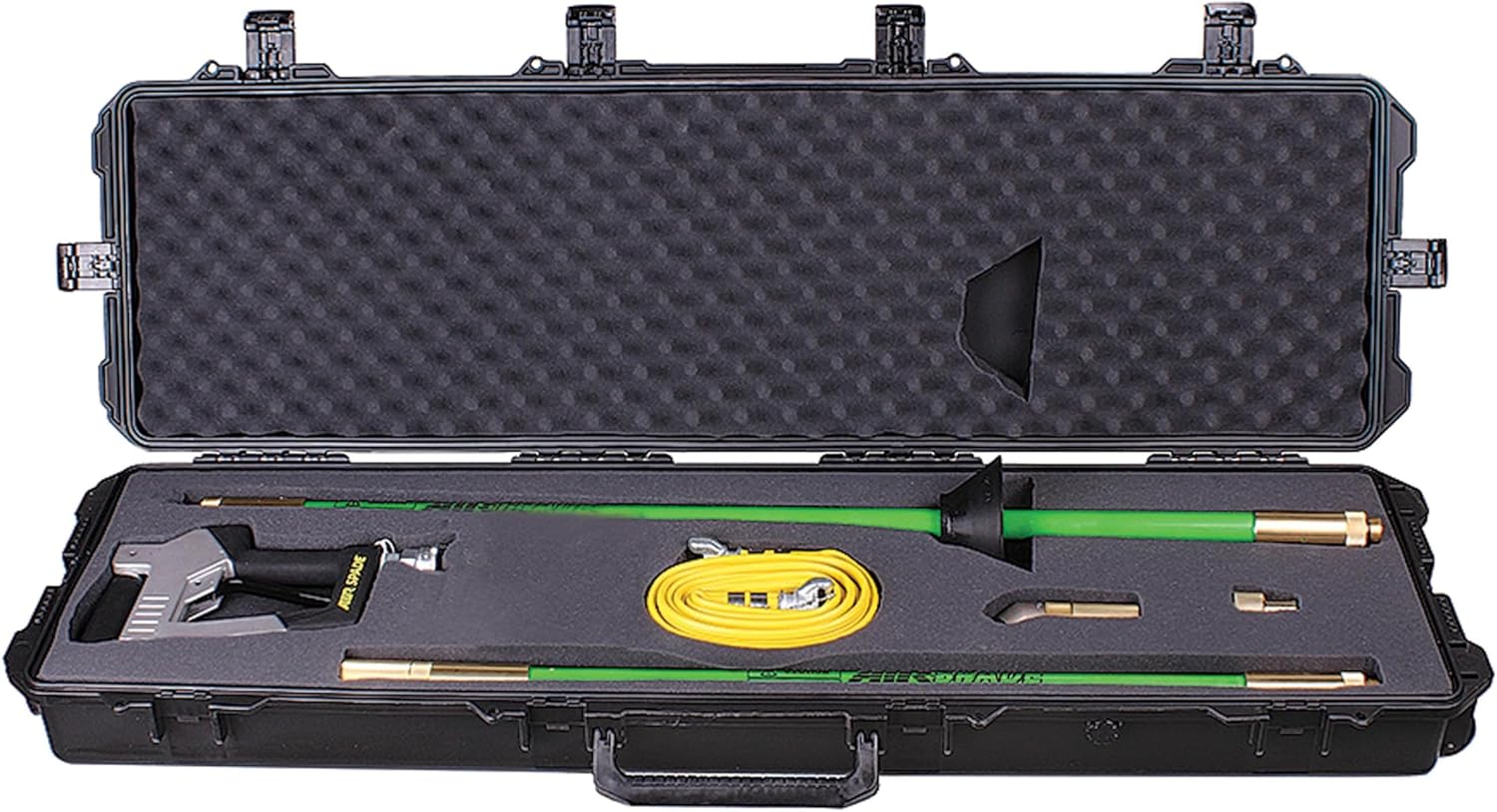 AirSpade 4000 150 CFM Utility Series Kit, Air-Excavation Tool with Supersonic Nozzle, 4 Foot Barrel & 3 Foot Extension in Heavy Duty Storage Case (ASU4150KT)