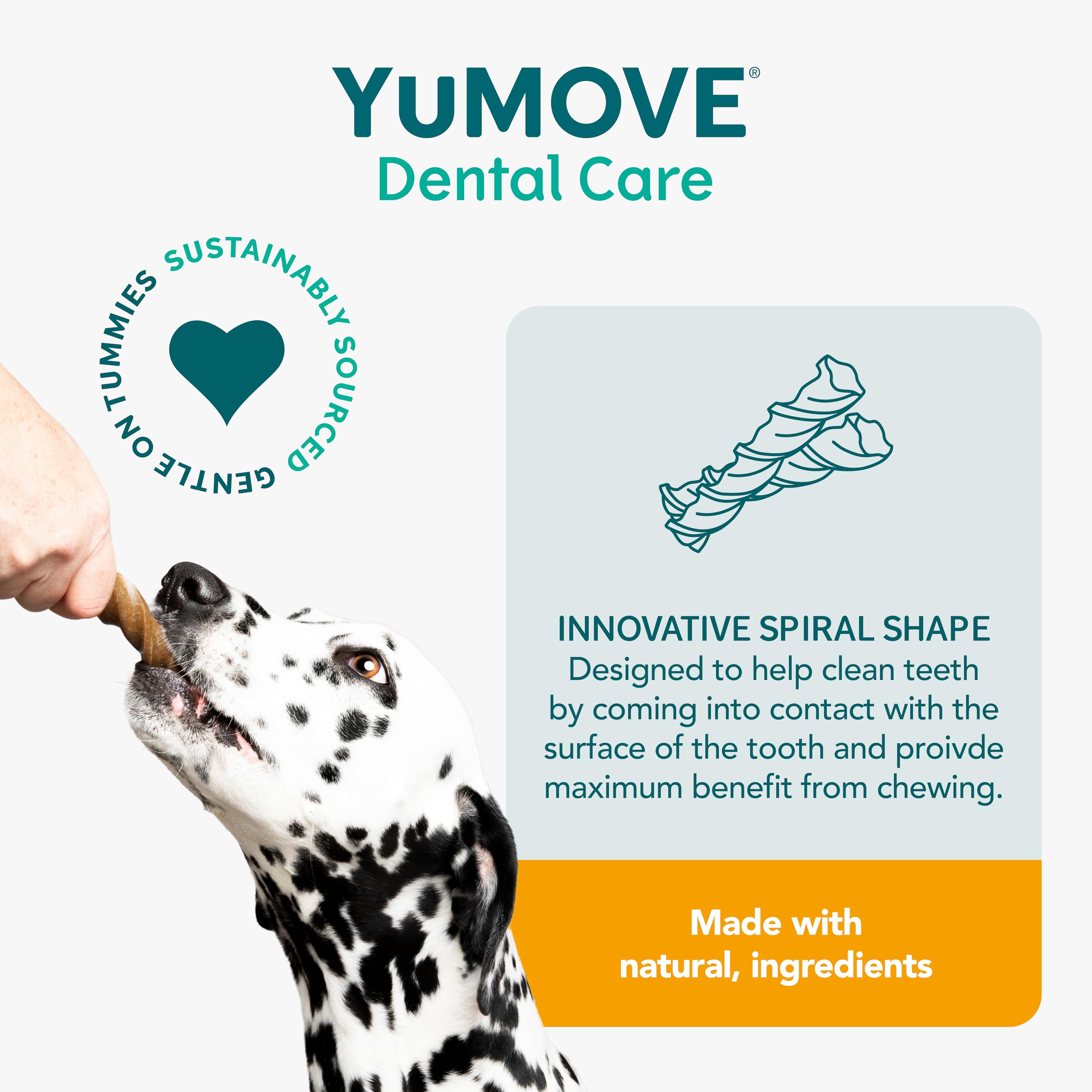 YuMOVE Daily Clean Dental Sticks for Small Dogs | 7 pack - Image 4