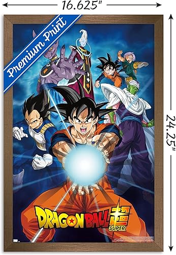Miniatura 56 de Trends International Dragon Ball Super - Póster de pared de grupos, 22.375 x 34 pulgadas, paquete de póster y montaje