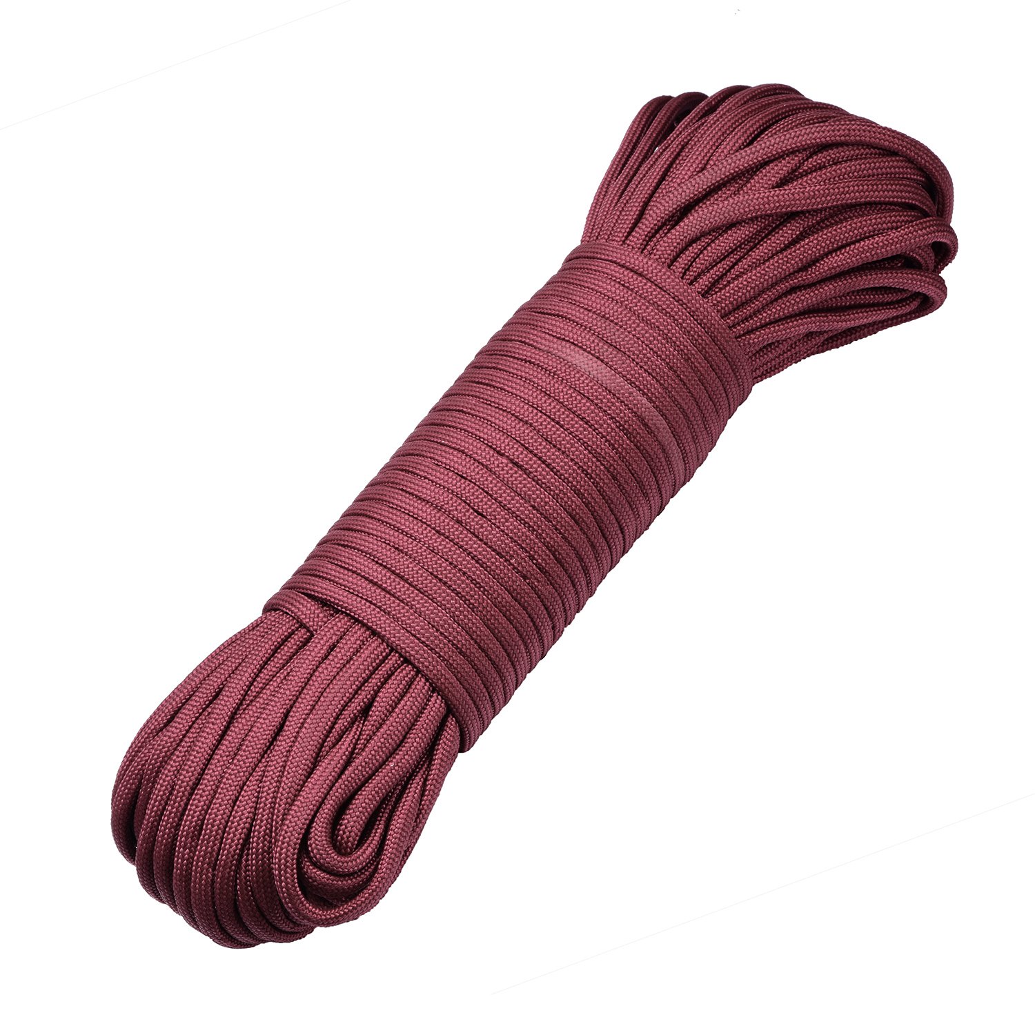 DonDon Cuerda de 30 Metros de Nylon Cuerda de Paracord Cuerda de Supervivencia para Actividades al Aire Libre, para Camping y para Manualidades 4 mm – 7 filamentos Verde Oscuro Camouflage — view 32
