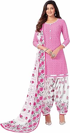 Miraan Salwar-Anzug Damen - Baumwolle Bedruckt Ethnicwear Traditionell