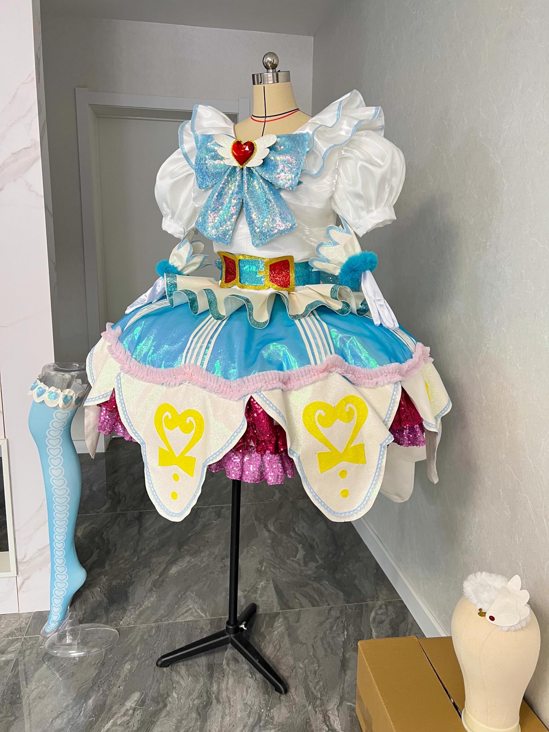 Amazon.co.jp: プリパラ 白玉みかん コスプレ衣装+ウィッグ+ 靴 : ホビー