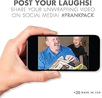 Vista 9 de Prank Pack, Caja de regalo de broma de barba de cerveza, envuelve tu regalo real de vacaciones en una divertida y auténtica caja de regalo de broma