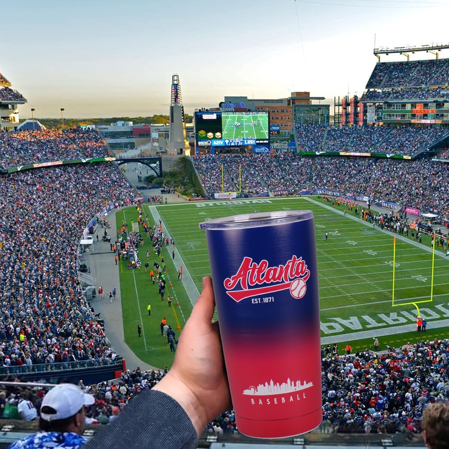 Baseball Tumblers,20oz Car Cups,Sports Travel Coffee Mug, 304 Stainless Steel Cup, Cold Drinks,Hot Drinks,Gifts for Men, Women and Fans - Image 6