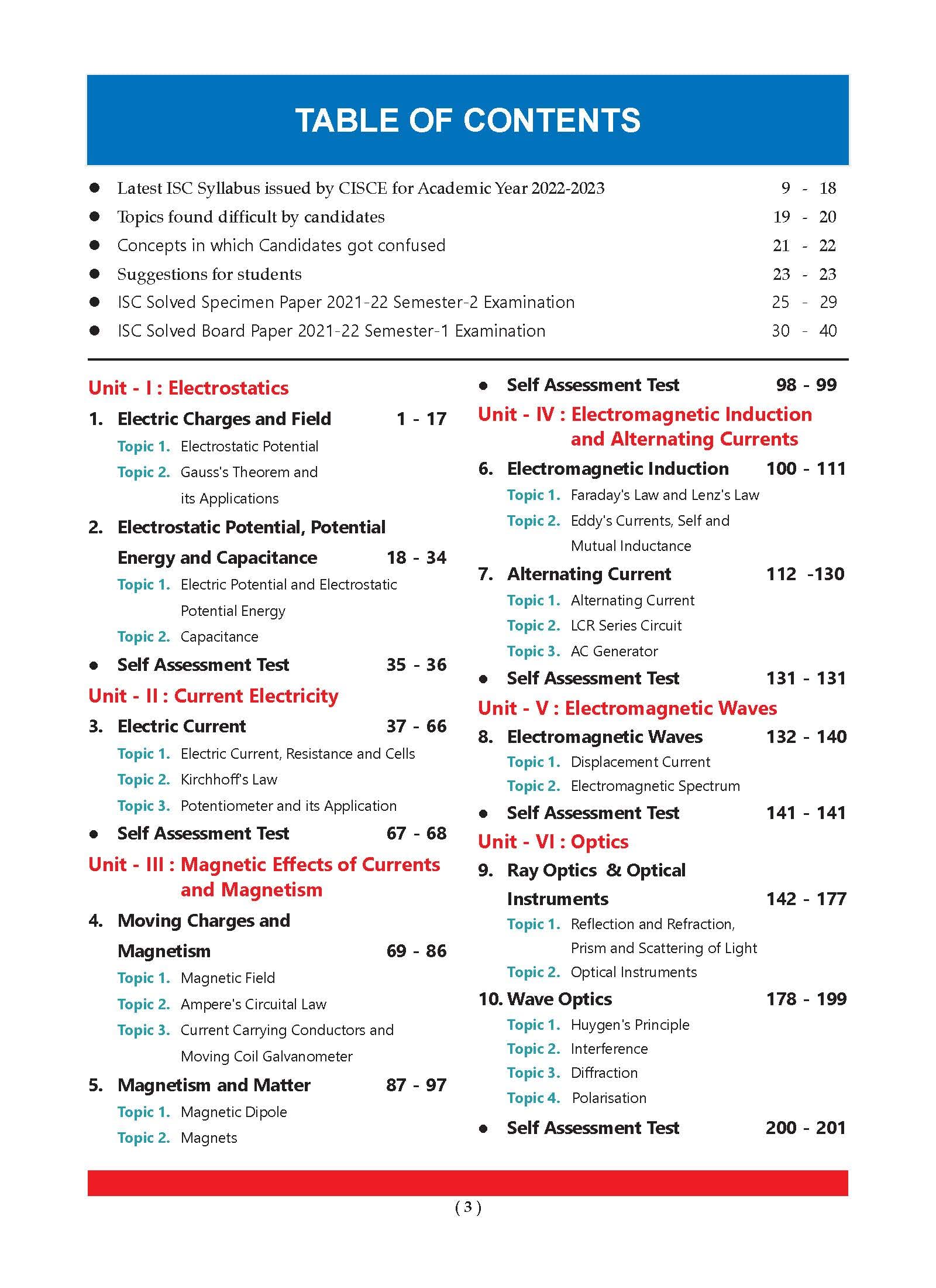 Oswaal ISC Question Bank Class 12 Physics Book (For 2023 Exam) 1