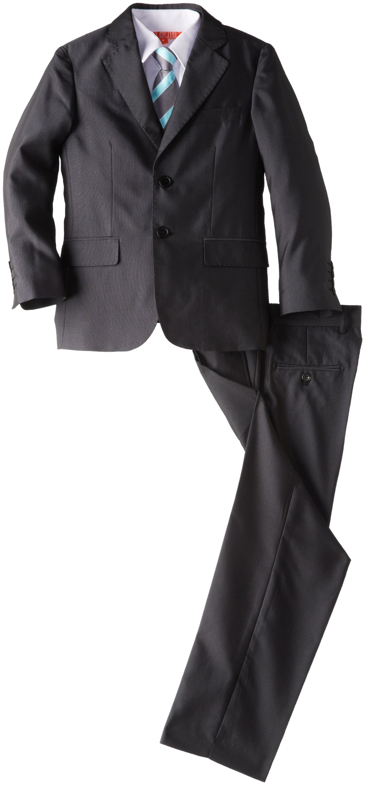 Big Boys' 5 Pack Charcoal Suit