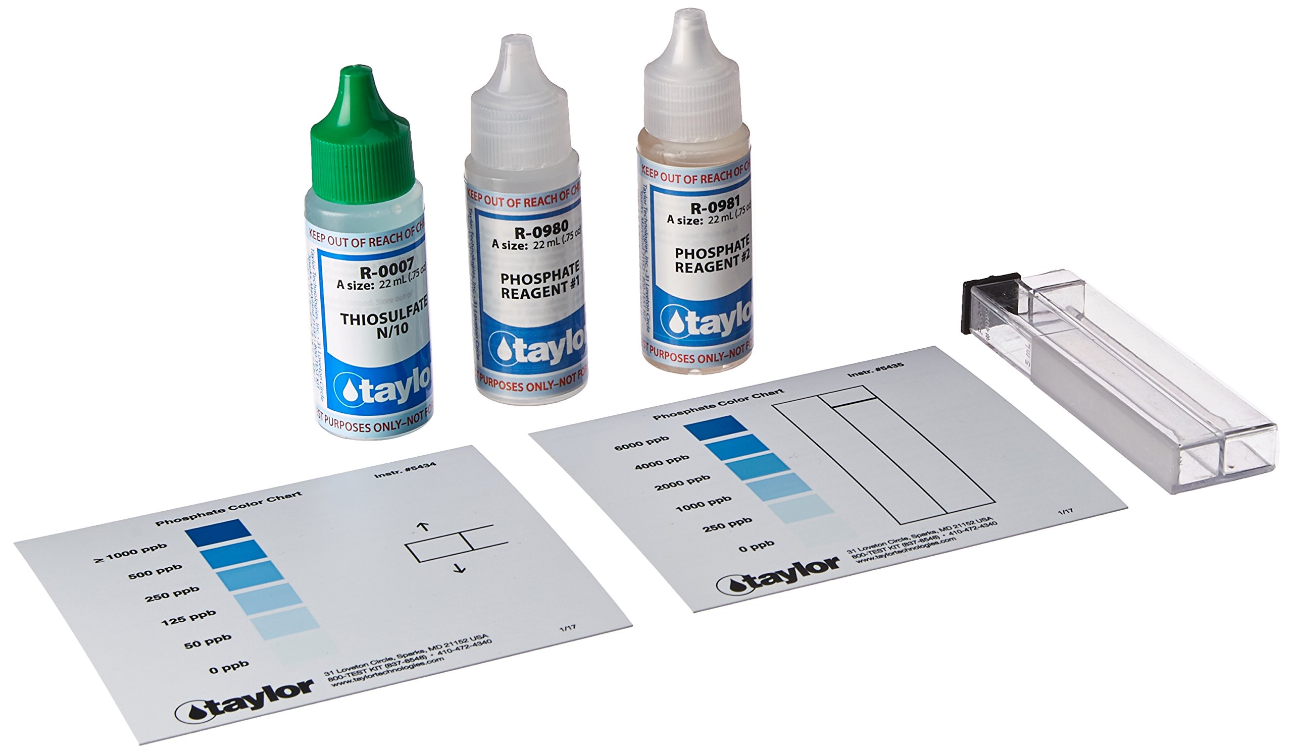 TaylorTECHNOLOGIES INC K-1106 TEST KIT PHOSPHATE