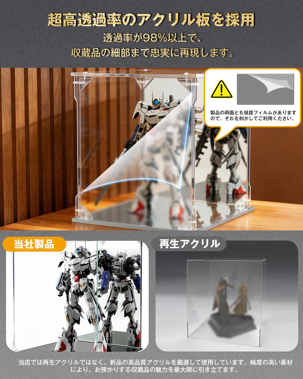 Amazon.co.jp: KrystaCase フィギュアケース アクリルケース UVカット