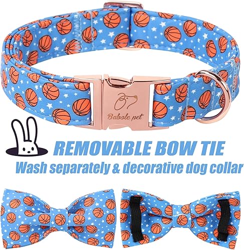 Miniatura 11 de Collar de perro con bandera estadounidense con pajarita, collar patriótico para perros pequeños, medianos y grandes, talla XS