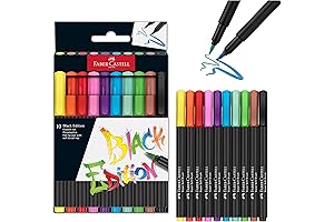 Black Edition Felt Tip Pens by Faber-Castell