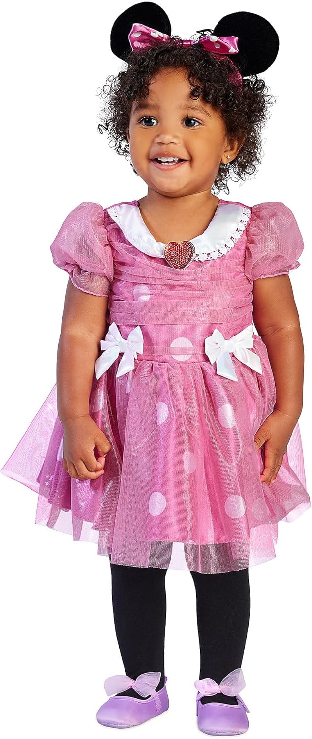 Minnie Mouse Bodysuit Costume for Baby – Pink