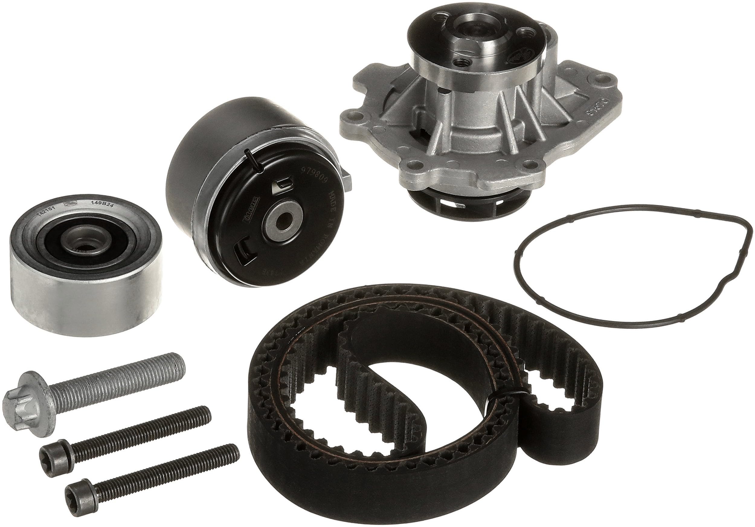 Gates TCKWP338 PowerGrip Premium Timing Belt Component Kit with Water Pump