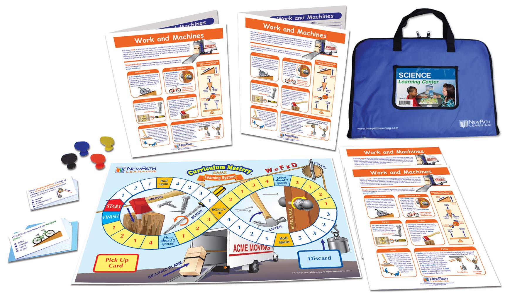 Work & Machines Learning Center Game - Grades 3-5