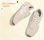 LUCKY STEP Women's Fashion Sneakers - Casual Retro Running Shoes - Non Slip Lightweight Trendy Comfortable Walking Footwear