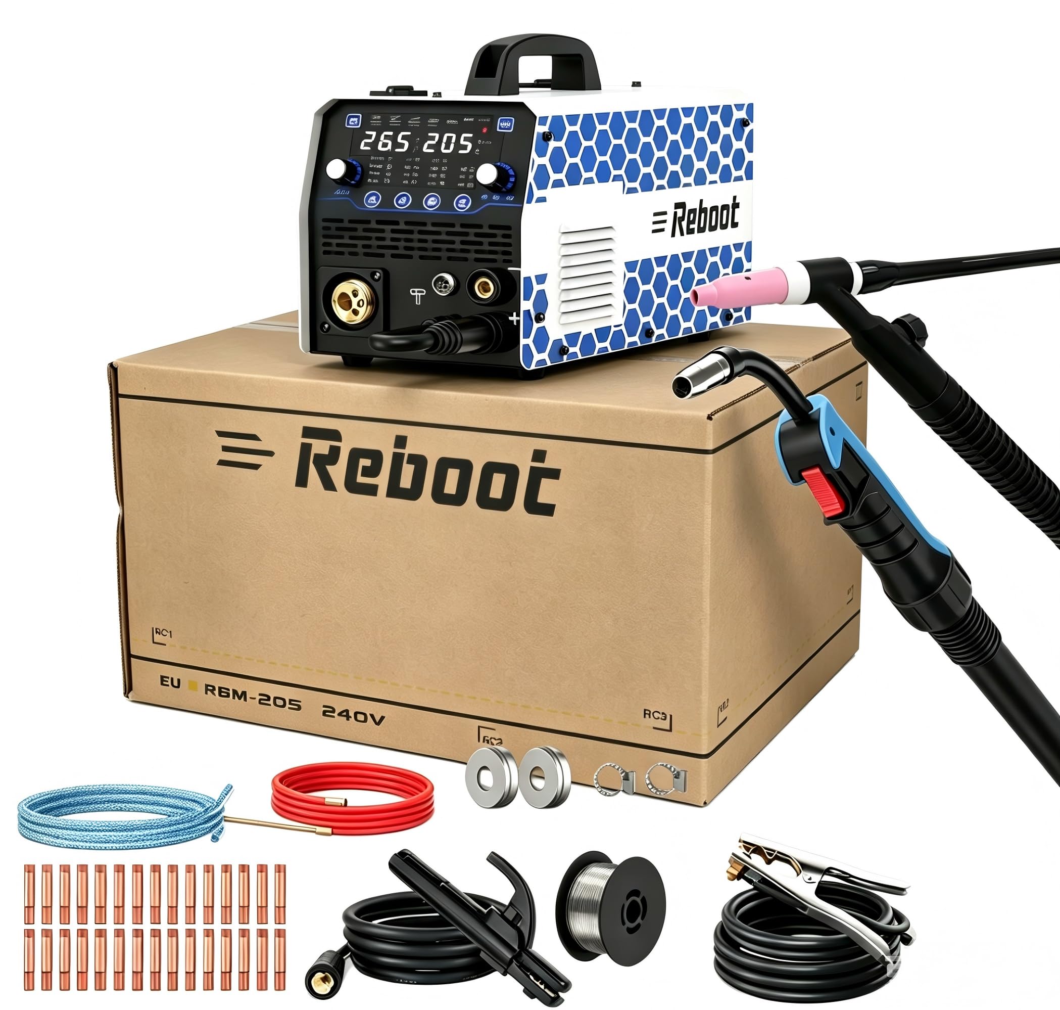 Reboot Appareil de soudage multifonction Reboot 7 en 1, 205 A
