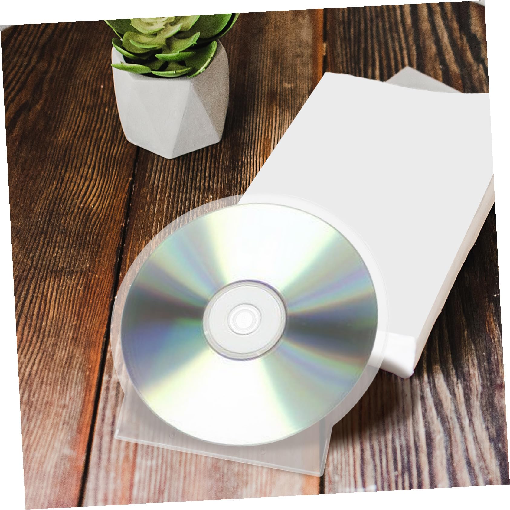 VALICLUD Custodia CD Rigida 50pezzi Organizzatore per Dischi Dvd Custodia Protettiva Design Spesso e Minimale