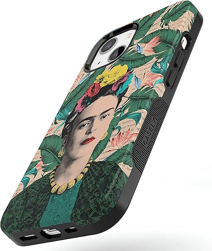 Vista 645 de Casely Funda para iPhone 13 Compatible con MagSafe Color Splash de medianoche Funda retro abstracta Color de medianoche Splash Abstracto