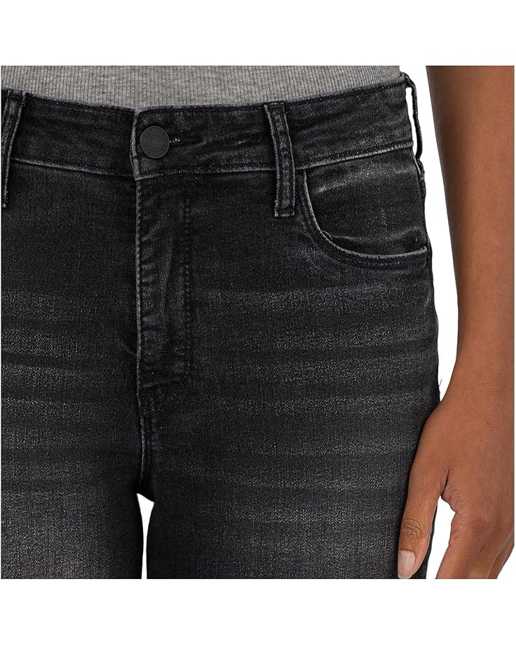 KUT from the Kloth Ana High-Rise Fab Ab Flare-Baby Dn All Over - #4 of 4