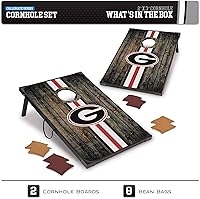 Vista 64 de Wild Sports NCAA 2' x 3' MDF Deluxe Cornhole Set - with Corners and Aprons