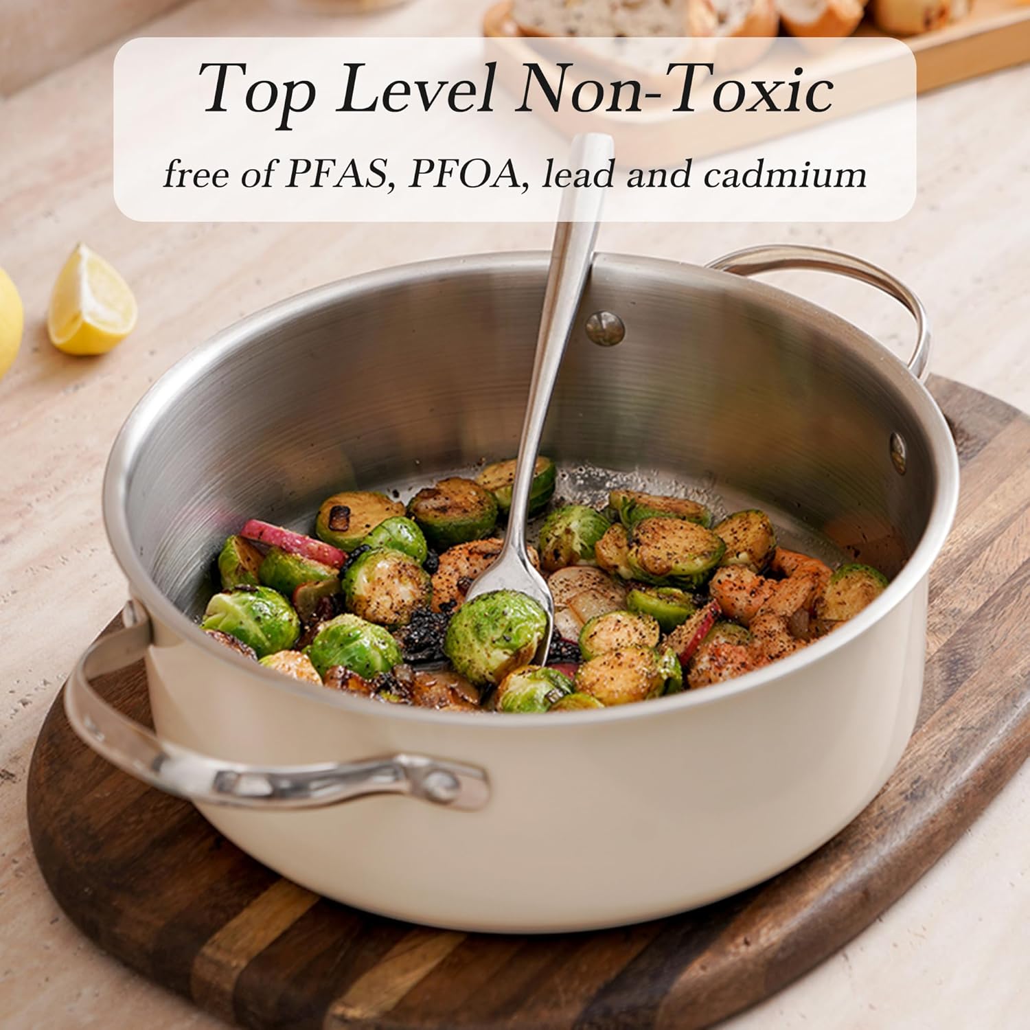 Kitchen Cookware Sets with Steamer Basket, 9-Piece Induction Pots and Pans set Stainless Steel Cookware Set, Induction Pots and Pans For Cooking Pot Set, Dishwasher Safe, Oven Safe 550°F