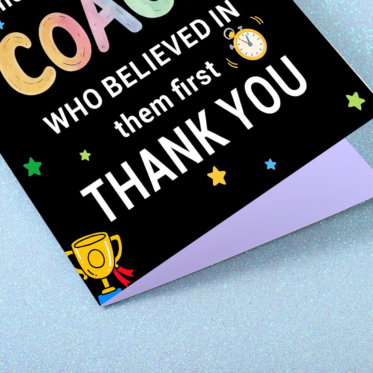 Thank You Valentines Coach Card Bulk Basketball Soccer Football Coach Gifts for Men Women Volleyball Cheer Coachs Retirement Gifts for Men Women Appreciation Birthday Thank You Cards With Envelopes - Image 8