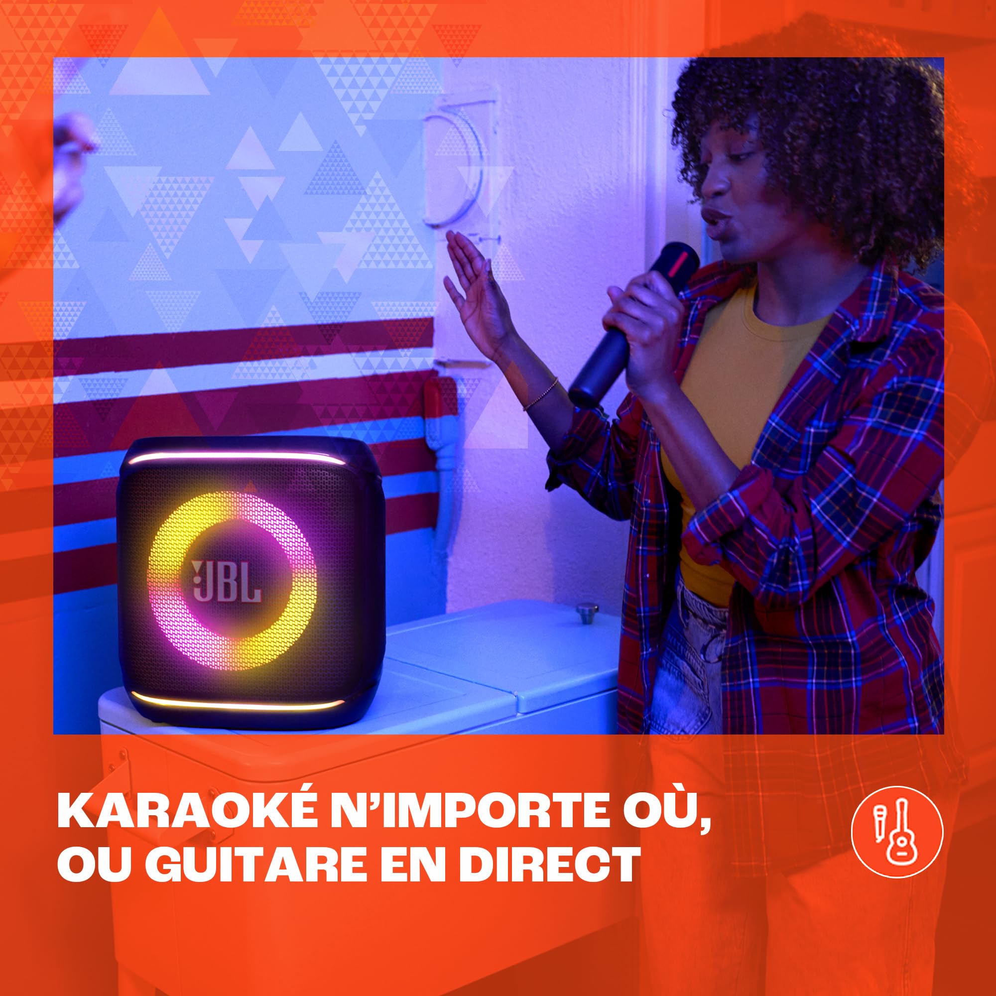 JBL Partybox Encore 2, Enceinte Bluetooth sans fil, 15 h autonomie, IPX4, Son JBL Pro, noir