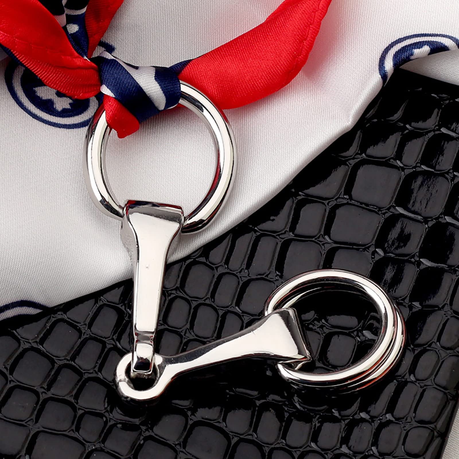 Amazon.co.jp: スカーフリング 多機能ホースビット バックル