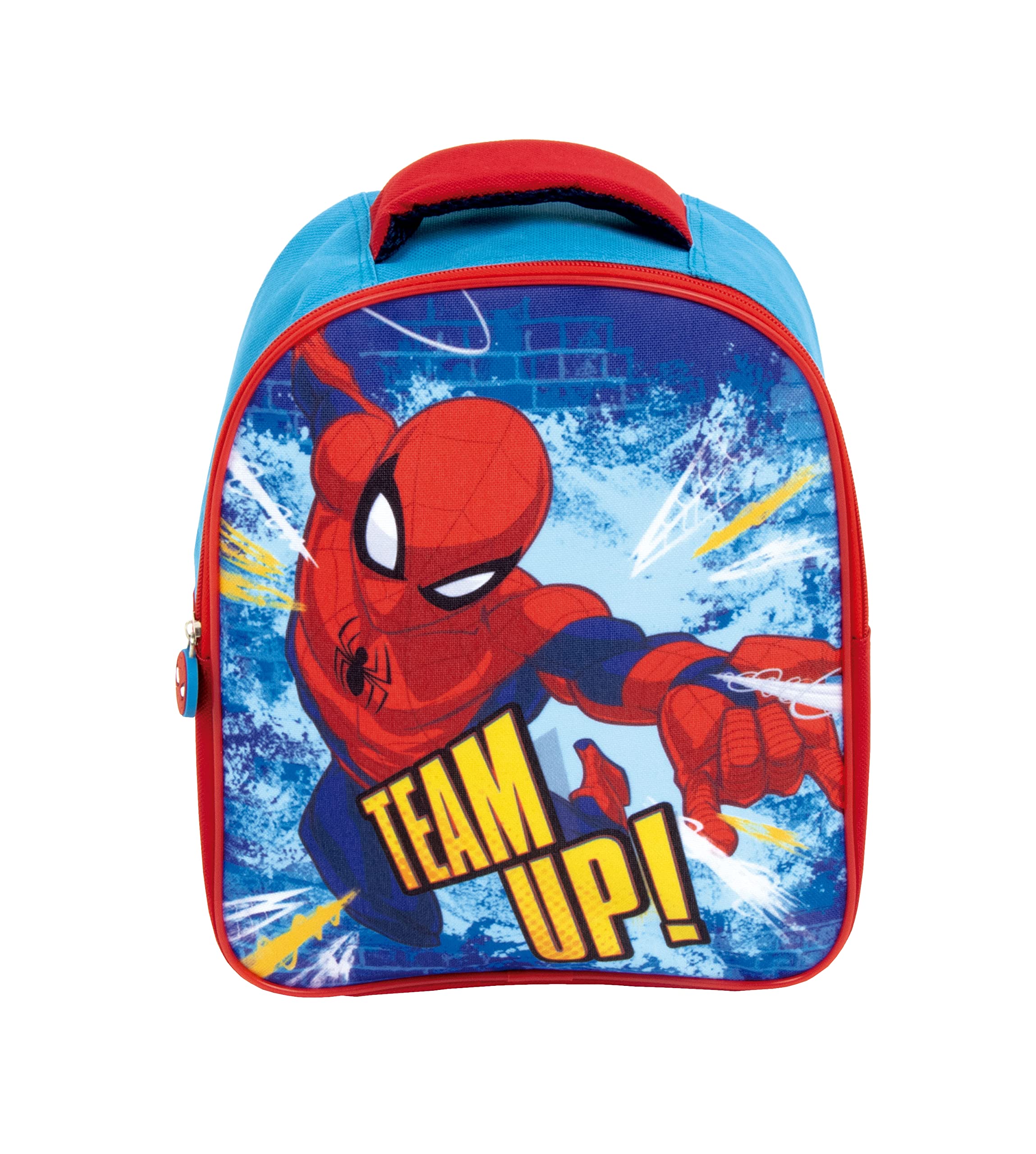 Superdiver Mochila infantil Spiderman Licencia Oficial Marvel para el colegio y la guardería - 28x23x10 cm - con asas acolchadas - Ideal para niños y niñas