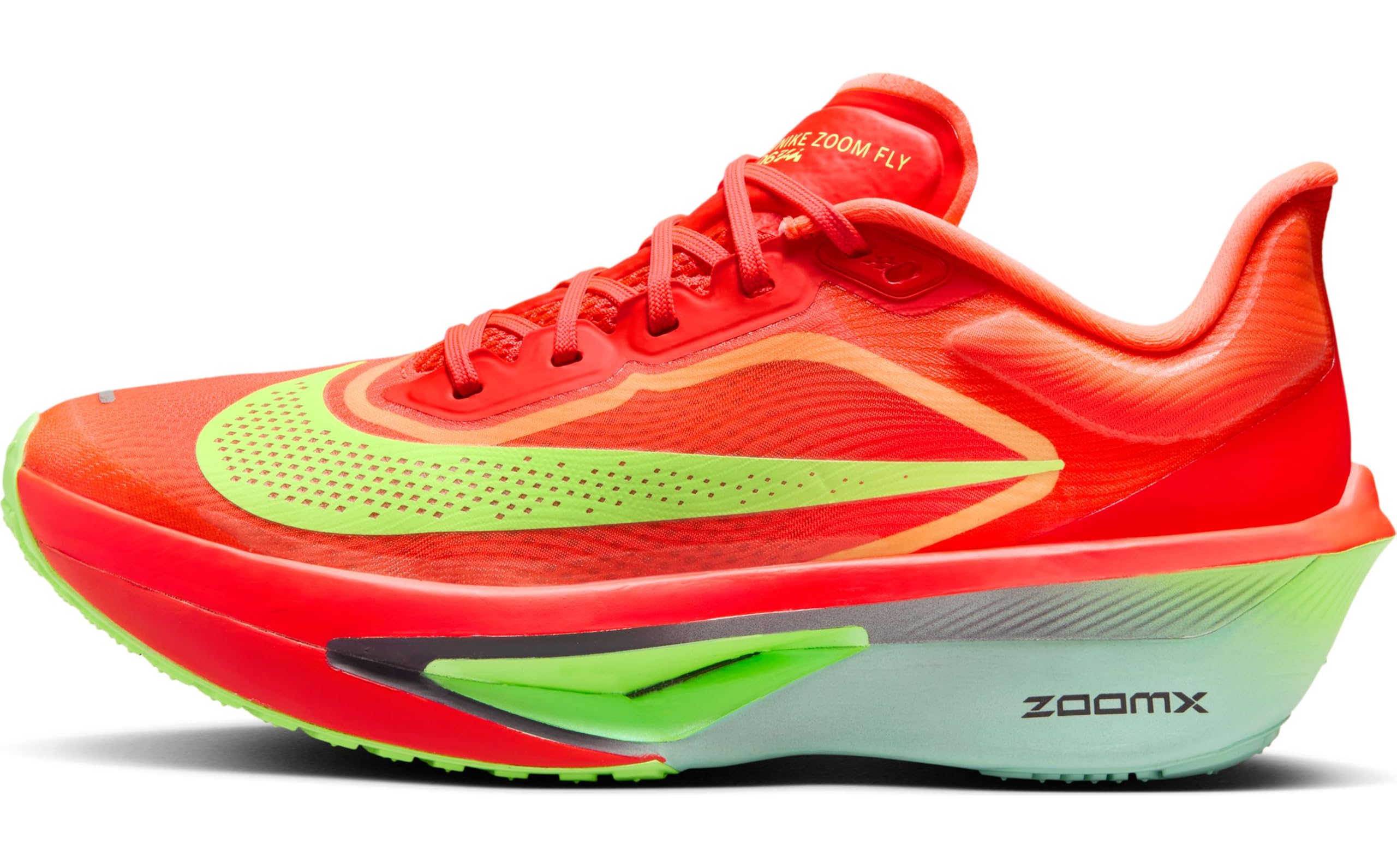 NIKE FN8455-601 Zoom Fly 6 Women Bright Crimson/CAVE Purple-Lime Blast UK 6.5