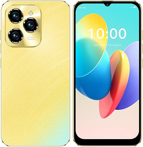 TryFirst HOT40Pro Teléfonos móviles sin SIM y desbloqueados, 6.3 pulgadas 3GB+32GB ROM 256GB Extensión Android 12 4G Dual SIM Smartphone barato