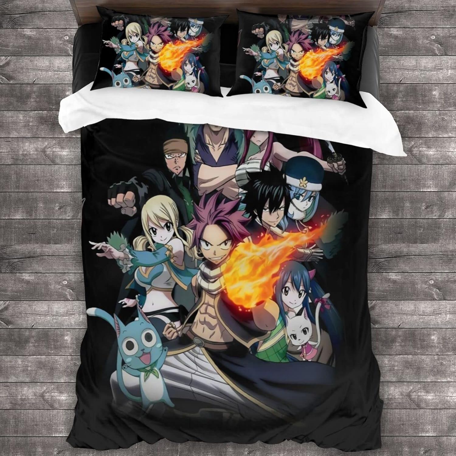 Fairy Tail Anime Bed Set Full Size Bedding Sets 3pcs Kuwait Ubuy