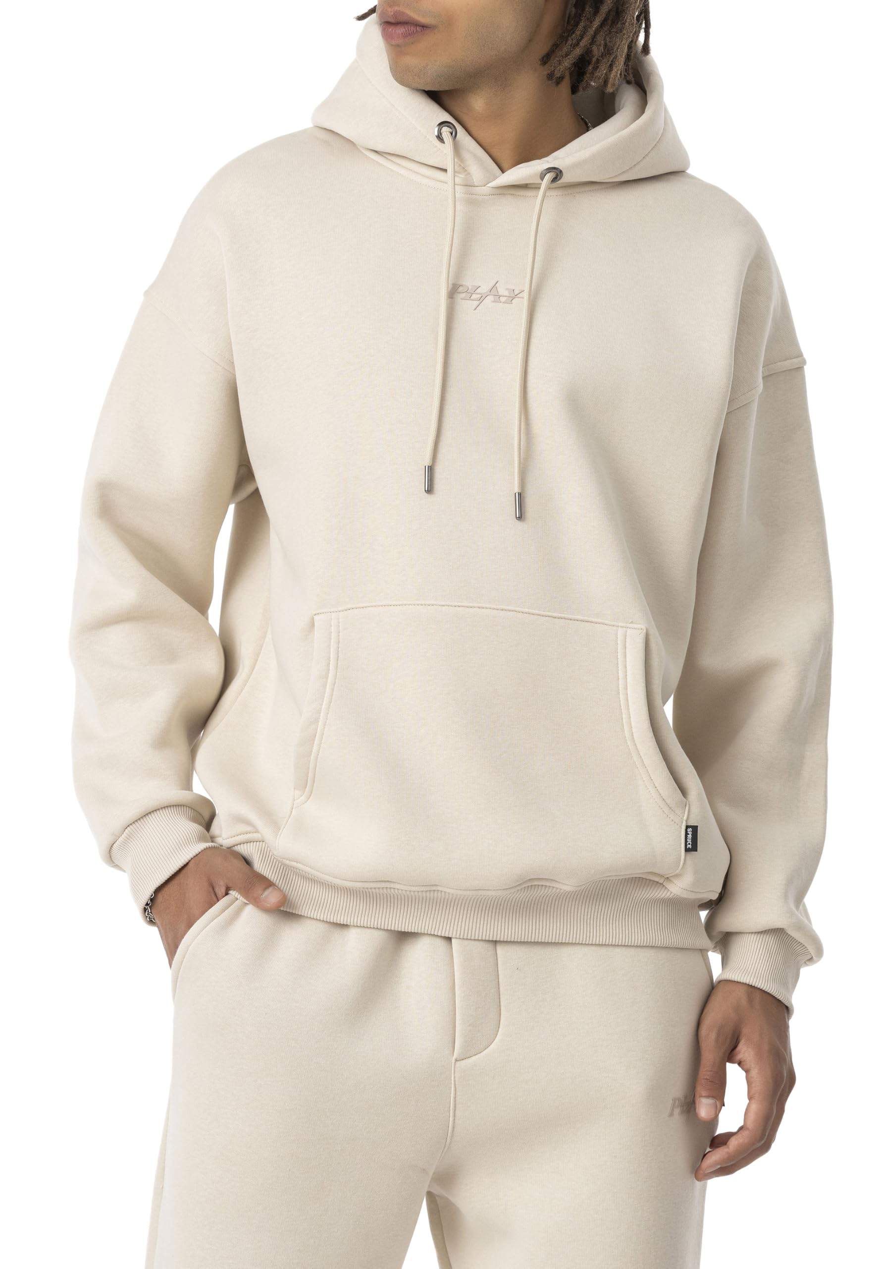 Redbridge Tuta da jogging con cappuccio e pantaloni da jogging Premium Sweat Anzug Loose Fit