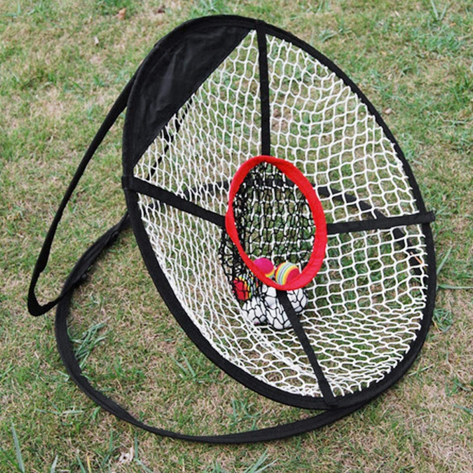 Red de Golf Chipping Entrenamiento Dos Capas Plegable para Interior Exterior Pop-up fácil Montaje