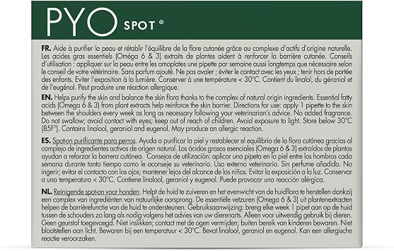 Dermoscent 920-7224 Pyospot 20kg-40kg for Dogs 4Pip