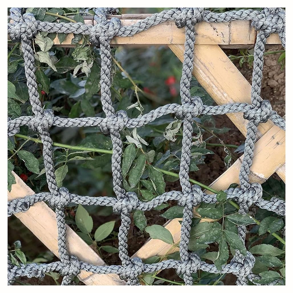 Gjzqdkx 12Mm-14Cm Children's Outdoor Climbing Net - Durable Nylon Playground Decoration & Protective Climbing Netting For Kids (3X4m/9.8X13.12ft, ) - Versatile Cargo Nets