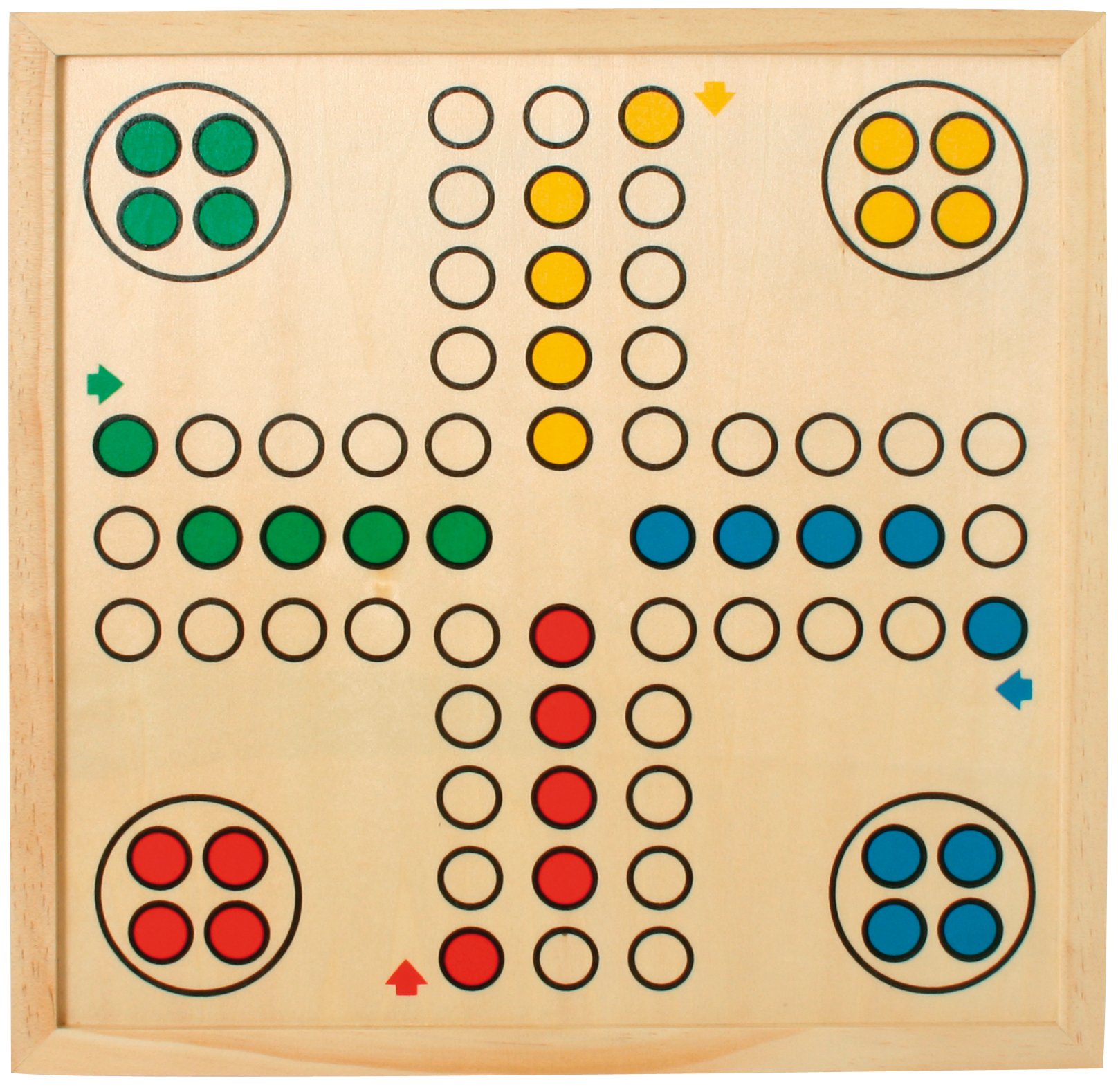 Bartl 101801 Spielesammlung groß mit 9 verschiedenen Gesellschaftsspielen aus Holz