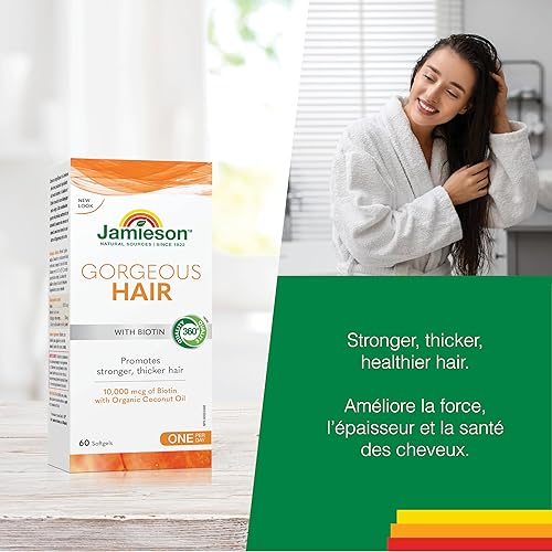 Miniatura 5 de Jamieson Laboratorios Gorgeous Hair, 60 cápsulas blandas