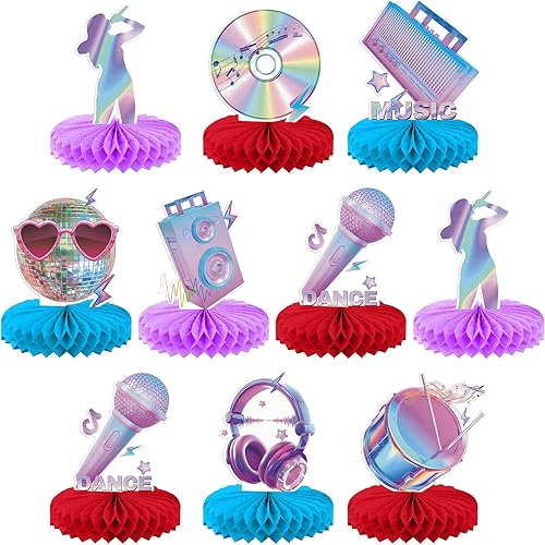 Miniatura 9 de KatchOn Centros de mesa de nido de abeja navideños para mesas, grandes, paquete de 6, decoraciones de Feliz Navidad, centros de mesa para decoración