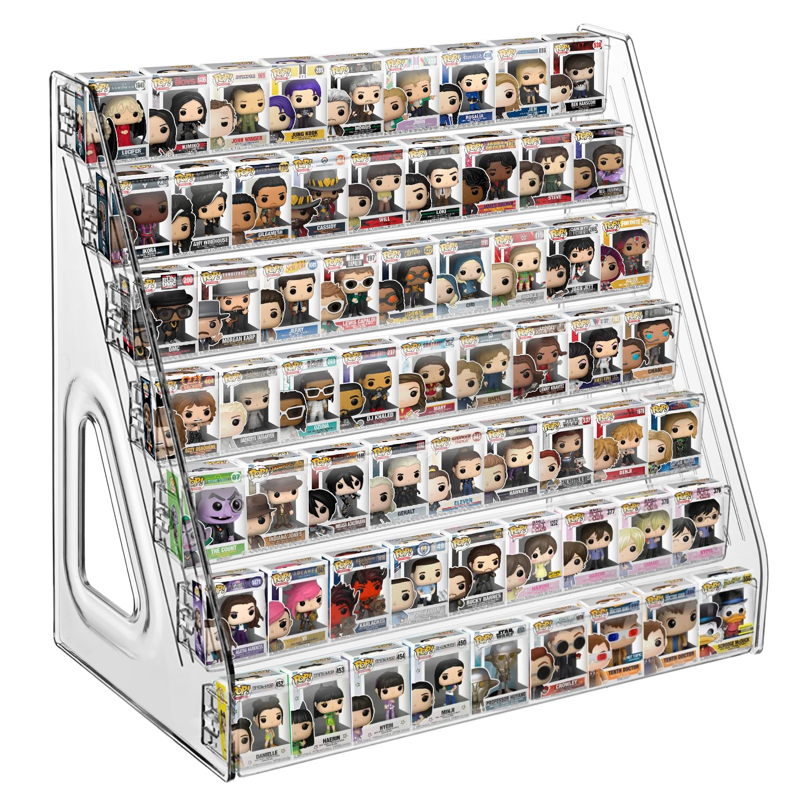 Amazon.co.jp: Funko Pop用7層クリアディスプレイシェルフ、Bitty Pop