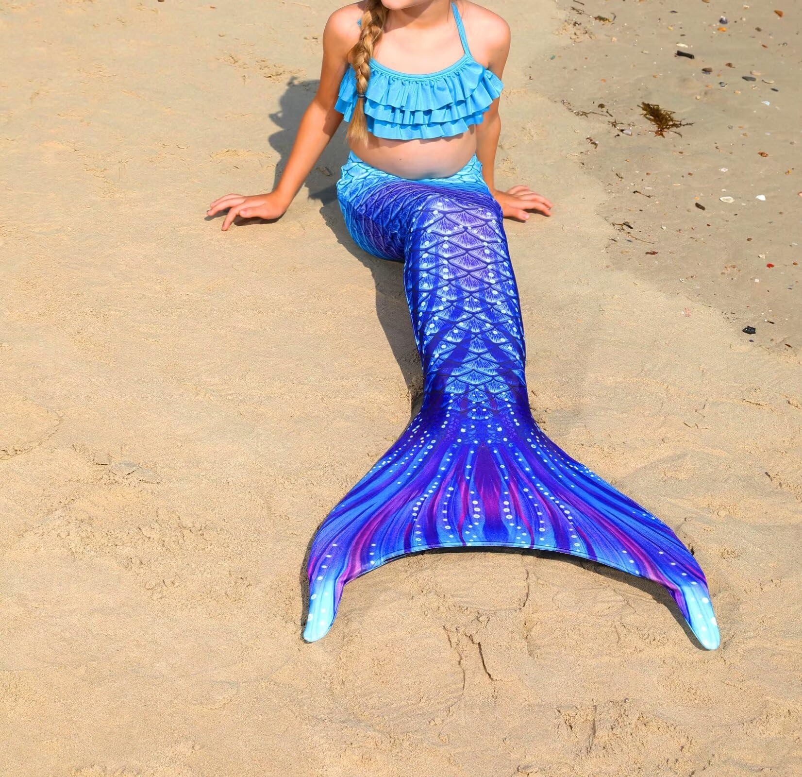 Meerjungfrauenflosse Mädchen Neuer Mermaid Tail