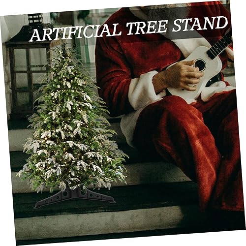 Miniatura 7 de BESPORTBLE Soporte resistente para árbol de Navidad, soporte plegable para árbol de Navidad, base de repuesto para árbol de Navidad artificial para
