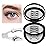 QUEWEL Magnetic Eyelashes 2 Pair Reusable Magnetic Eyelashes with Applicator No Glue Needed Eyelashes Natural Look Lash Clusters Kit Easy to Wear and Remove(02+04)