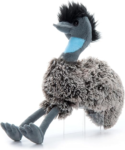 The Petting Zoo Emu Stuffed Animal, Gifts for Kids, Wild Onez Zoo Animals, Emu Plush