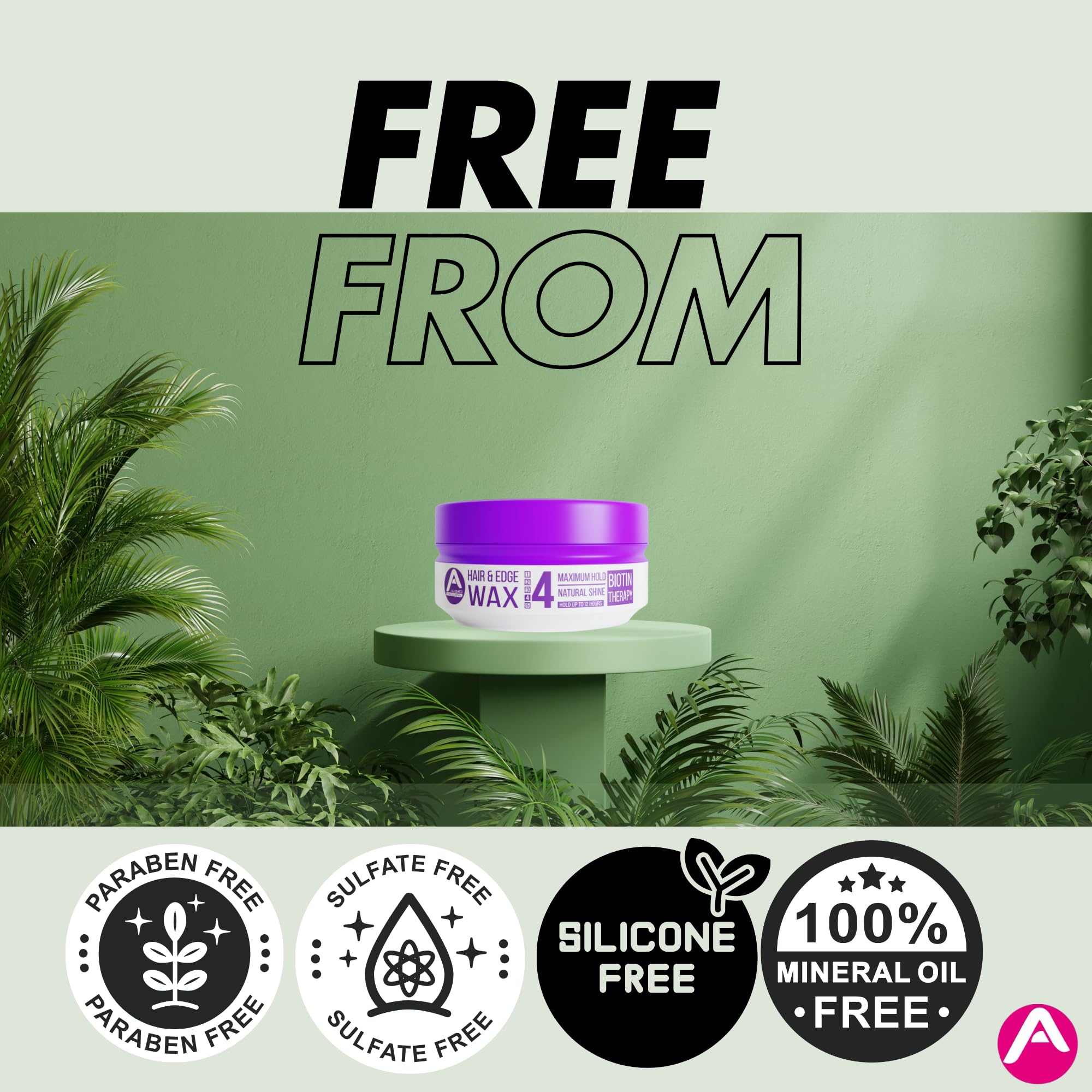 Allored Professional Biotin Therapy Hair Edge Styling Wax, Strong Hold Gummy Wax with Mix Melon Scent - Image 4