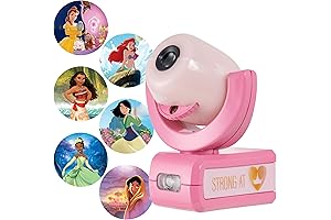 Disney Princess LED Kids Night Light Projector with Dusk-to-Dawn Sensor