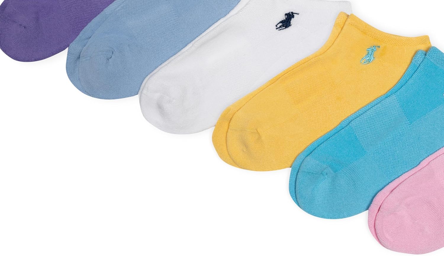 POLO RALPH LAUREN Women's Performance Cotton Low Cut Socks (6-Pack) - Image 3