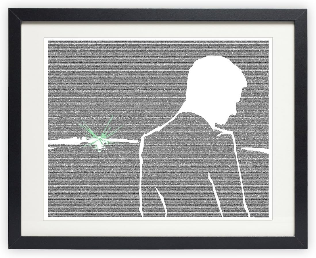 The Great Gatsby poster - Gatsby and the Green Light -Typography Art Print - 30W x 24H inches